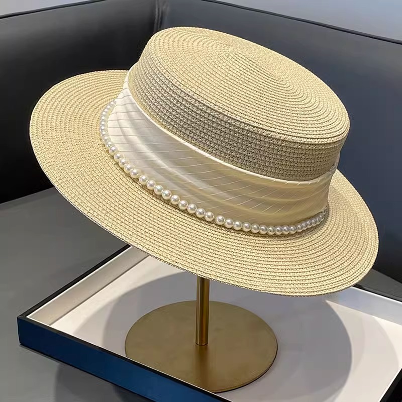 Sun Hat Wide Brim - 2025 neue Stil Hut Retro Flache