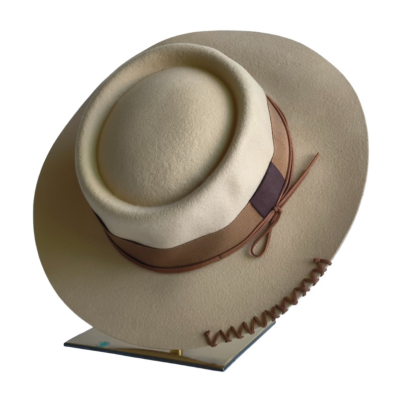 Fedora Hat Wool - 100% Wollhut zum Niedrigpreis Pork-Pie-Hut im