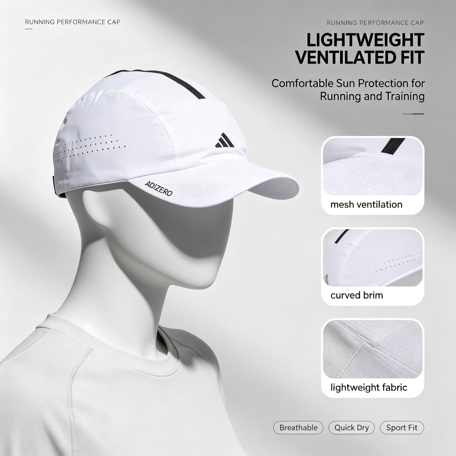 Adidas Weiße Laufkappe Leichte – Running Cap Lightweight Bewertung und Preis