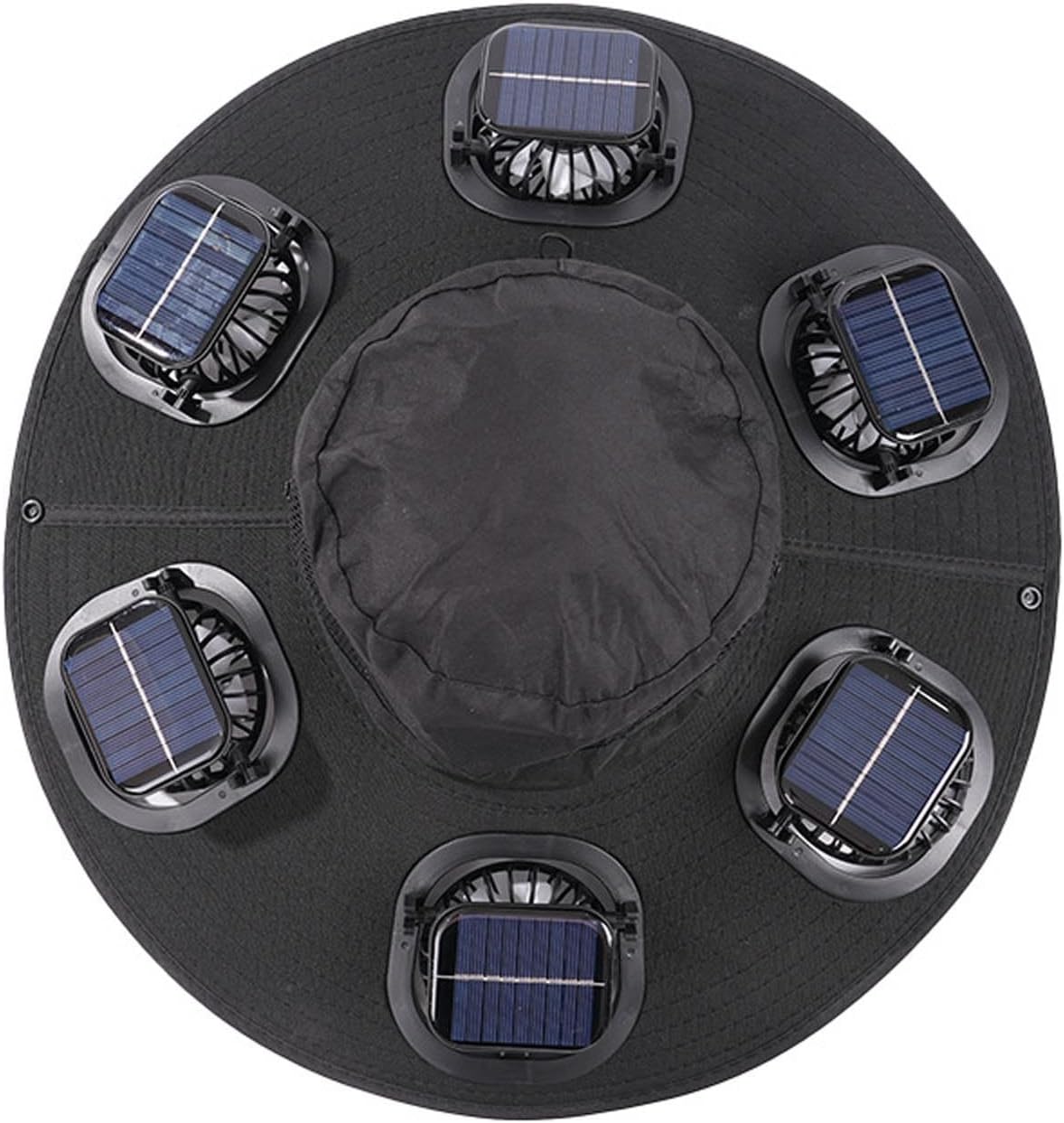 Solar-Ventilatorhut mit 6 Vent – Sun Hat Wide Brim Bewertung und Preis