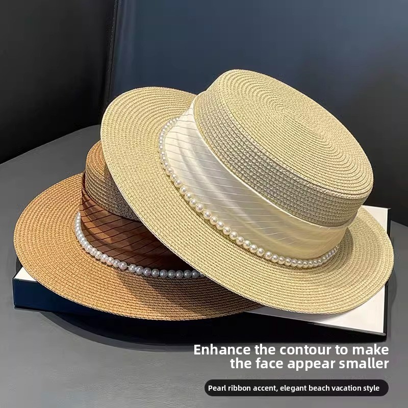 2025 neue Stil Hut Retro Flach – Sun Hat Wide Brim Bewertung und Preis